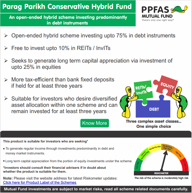 Puzzle promotional image for Conservative Hybrid Fund